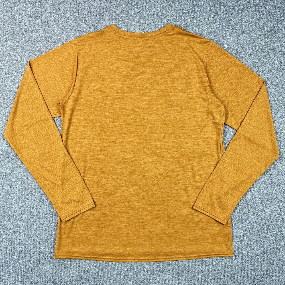 Patagonia Capilene Cool Daily Base Layer Shirt Womens M Yellow Heather L/S Hike - Picture 3 of 7